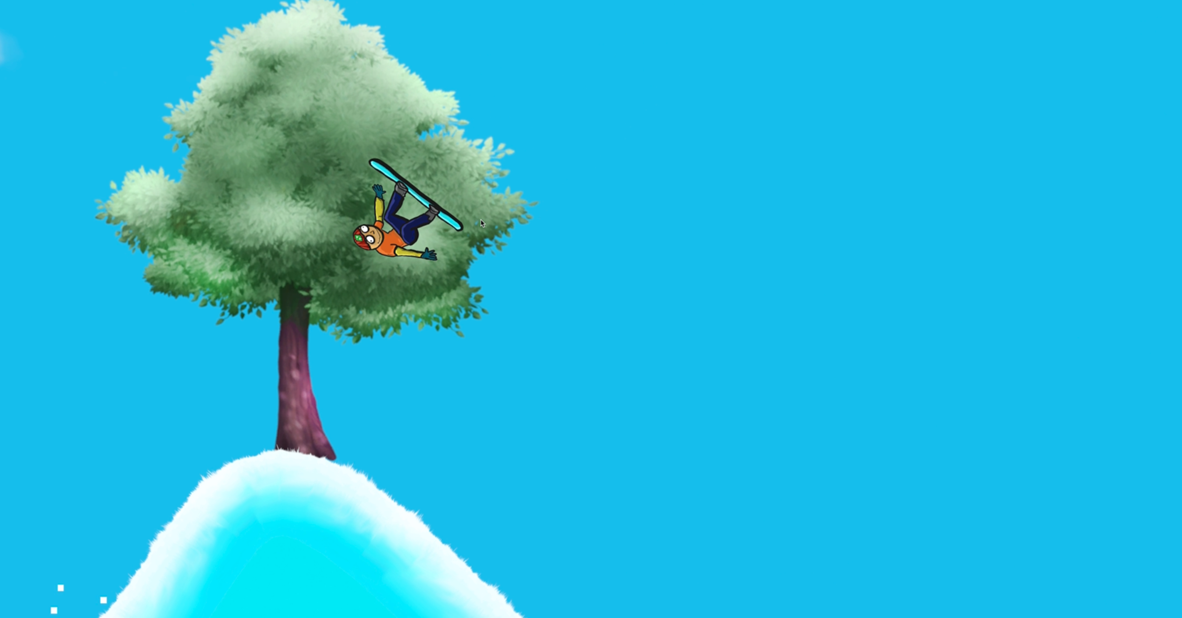 Snowboarder gameplay